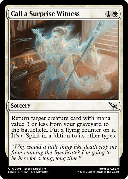 Image for Call a Surprise Witness (6) - Magic: The Gathering