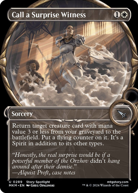 Image for Call a Surprise Witness (Showcase) (289) - Magic: The Gathering