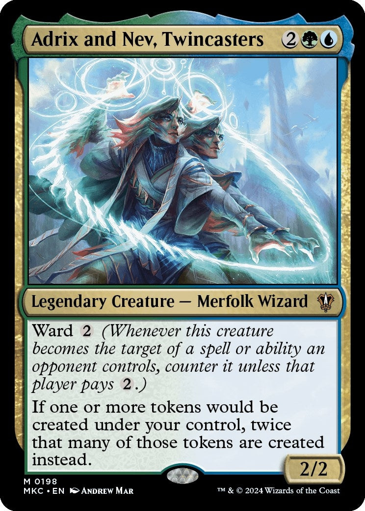 Image for Adrix and Nev, Twincasters (198) - Magic: The Gathering