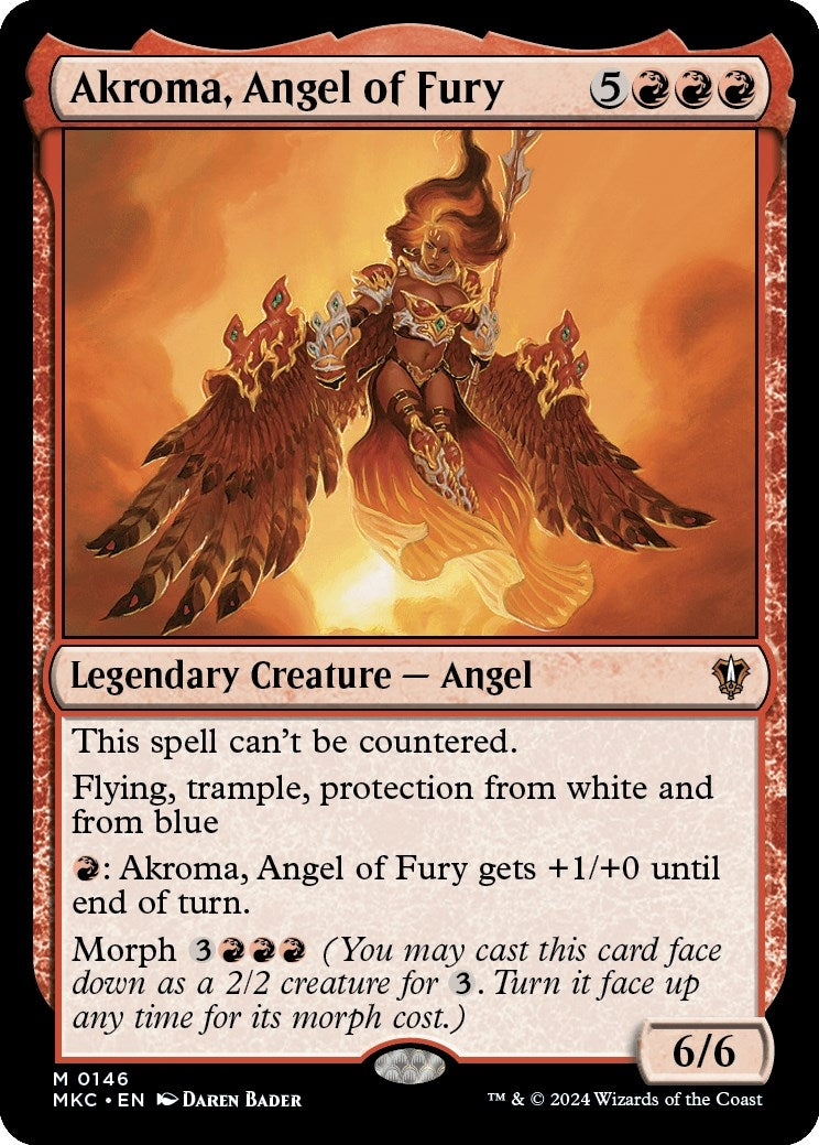 Image for Akroma, Angel of Fury (146) - Magic: The Gathering