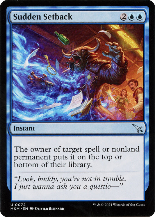 Image for Sudden Setback (a) (72) - Magic: The Gathering