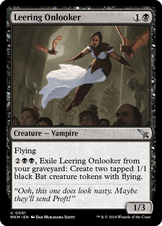 Image for Leering Onlooker (91) - Magic: The Gathering
