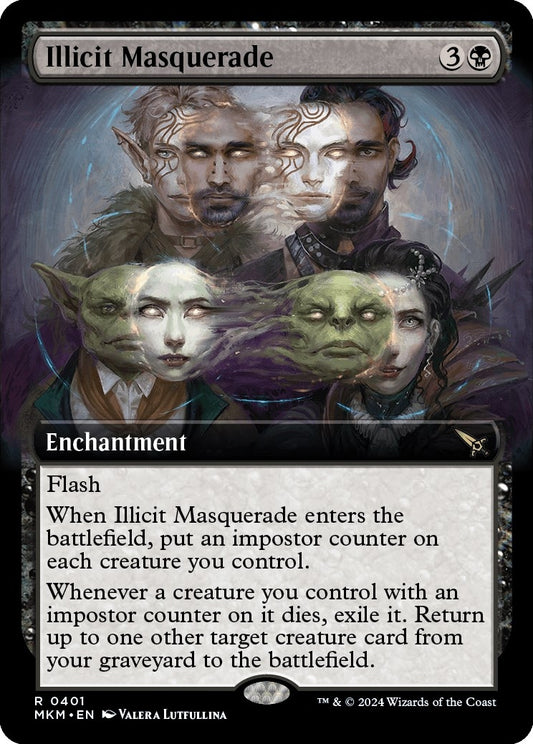 Image for Illicit Masquerade (Extended Art) (401) - Magic: The Gathering
