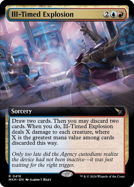 Image for Ill-Timed Explosion (Extended Art) (416) - Magic: The Gathering