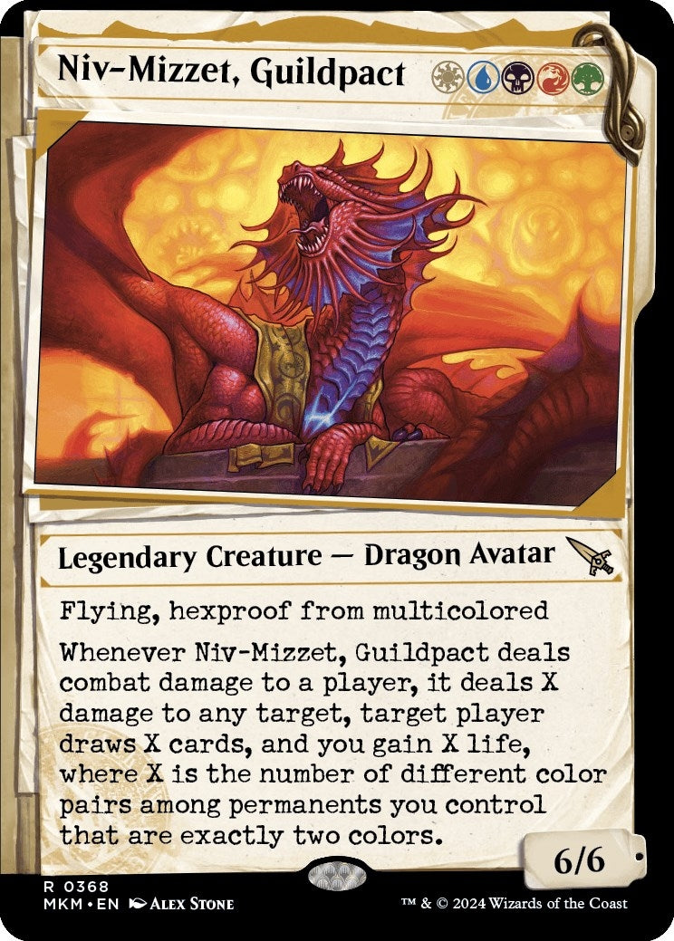 Image for Niv-Mizzet, Guildpact (Showcase) (368) (368) - Magic: The Gathering