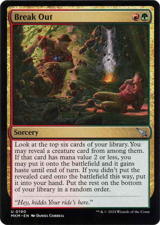 Image for Break Out (b) (190) - Magic: The Gathering