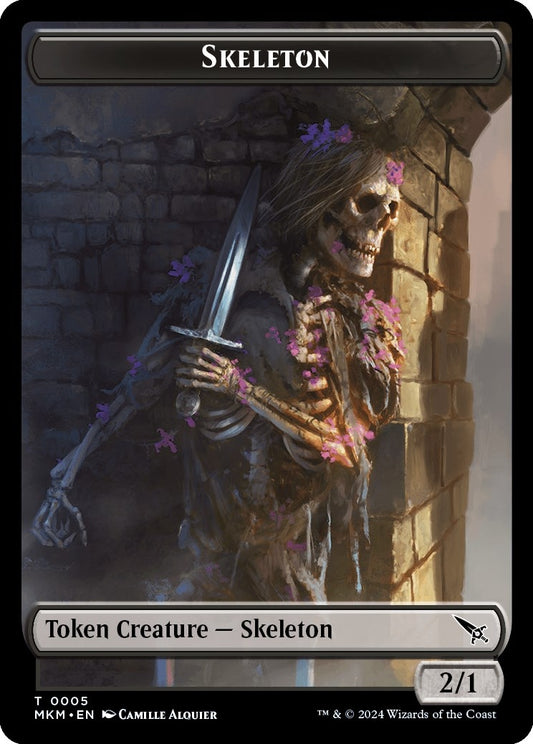 Image for Skeleton Token (5) - Magic: The Gathering
