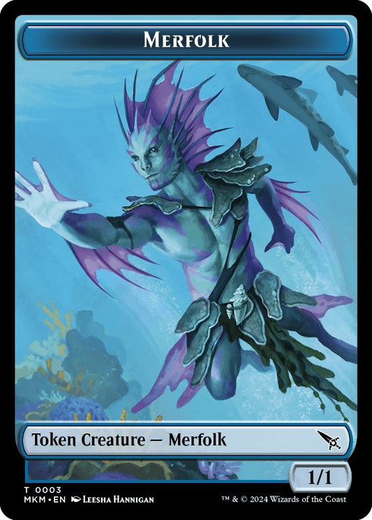 Image for Merfolk Token (3) - Magic: The Gathering