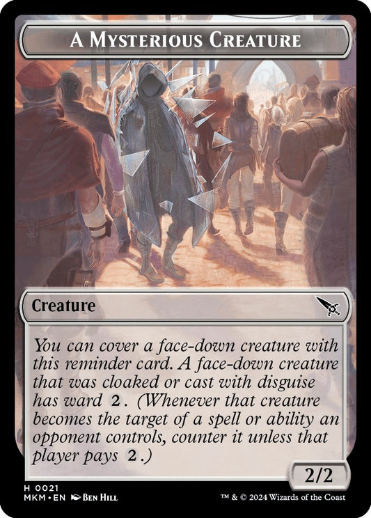 Image for A Mysterious Creature Token (21) - Magic: The Gathering