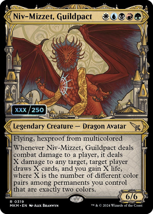 Image for Niv-Mizzet, Guildpact (Serial Numbered) (319) - Magic: The Gathering