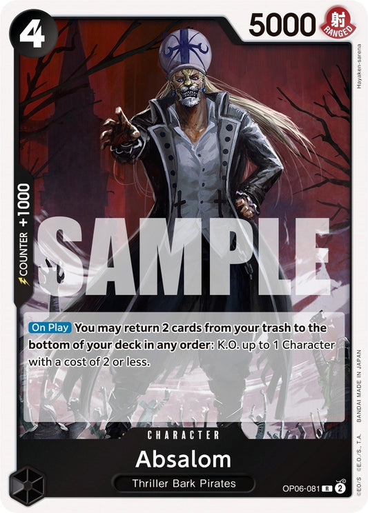 Image for Absalom (OP06-081) - One Piece Card Game