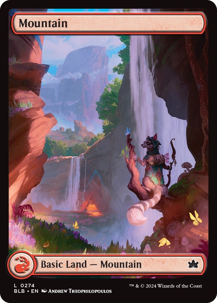 Image for Mountain (0274) (274) [Bloomburrow] - Magic: The Gathering