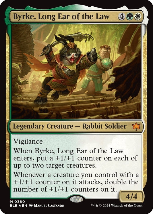 Image for Byrke, Long Ear of the Law (380) [Bloomburrow] - Magic: The Gathering