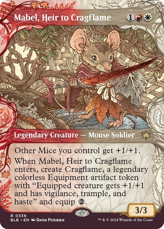 Image for Mabel, Heir to Cragflame (Showcase) (336) [Bloomburrow] - Magic: The Gathering