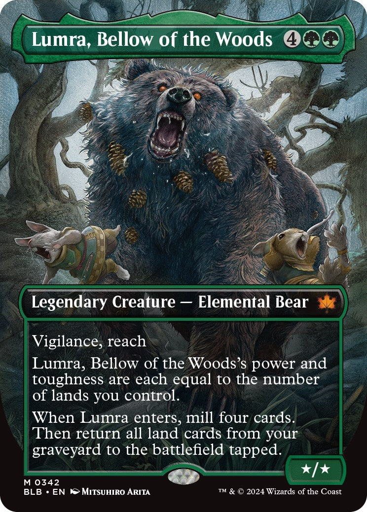 Image for Lumra, Bellow of the Woods (Borderless) (0342) (342) - Magic: The Gathering