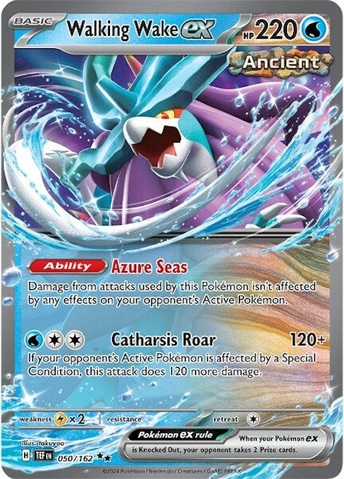 Image for Walking Wake ex (050/162) - Pokemon