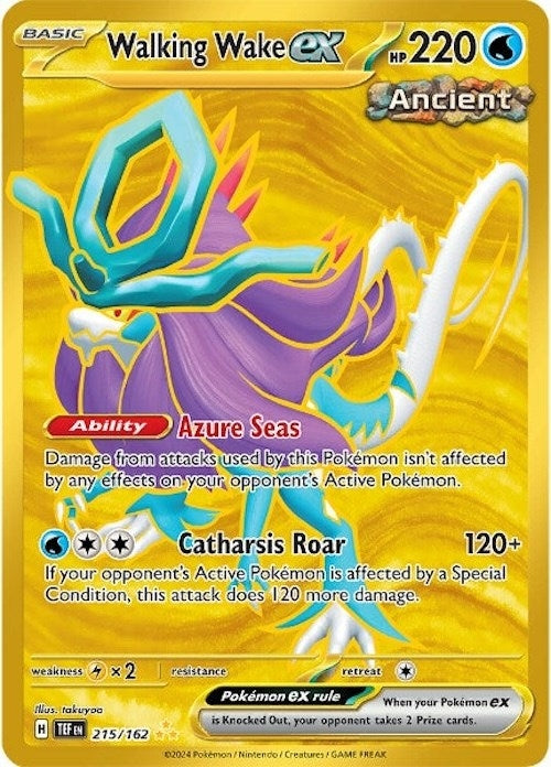 Image for Walking Wake ex (215/162) - Pokemon