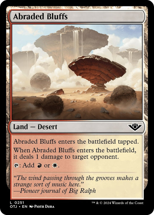 Image for Abraded Bluffs (251) - Magic: The Gathering