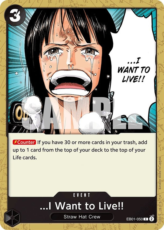 Image for ...I Want to Live!! (EB01-050) - One Piece Card Game