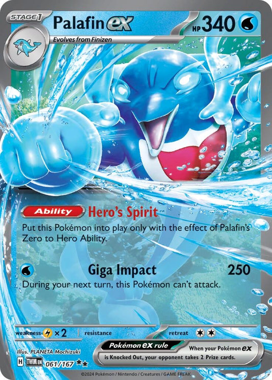 Image for Palafin ex (061/167) - Pokemon