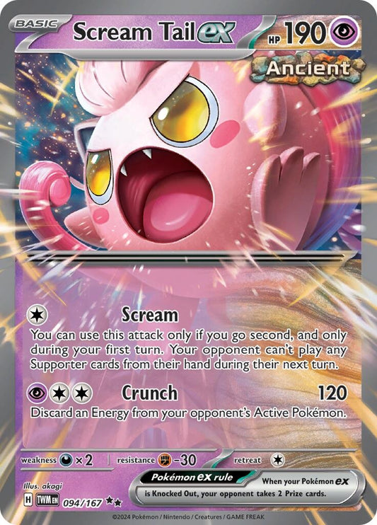 Image for Scream Tail ex (094/167) - Pokemon