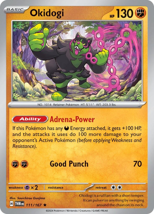 Image for Okidogi (111/167) - Pokemon