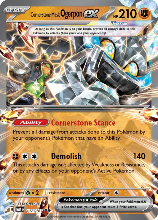 Cornerstone Mask Ogerpon ex (112/167)