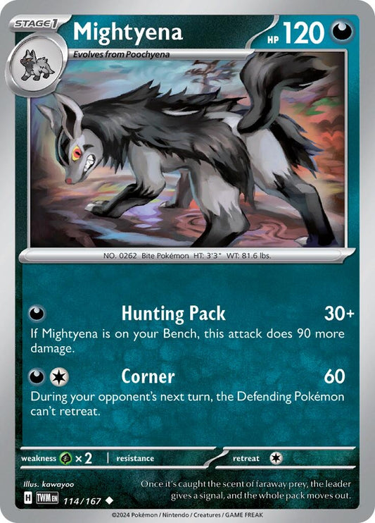 Image for Mightyena (114/167) - Pokemon