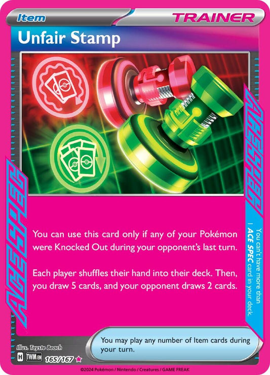 Image for Unfair Stamp (165/167) - Pokemon