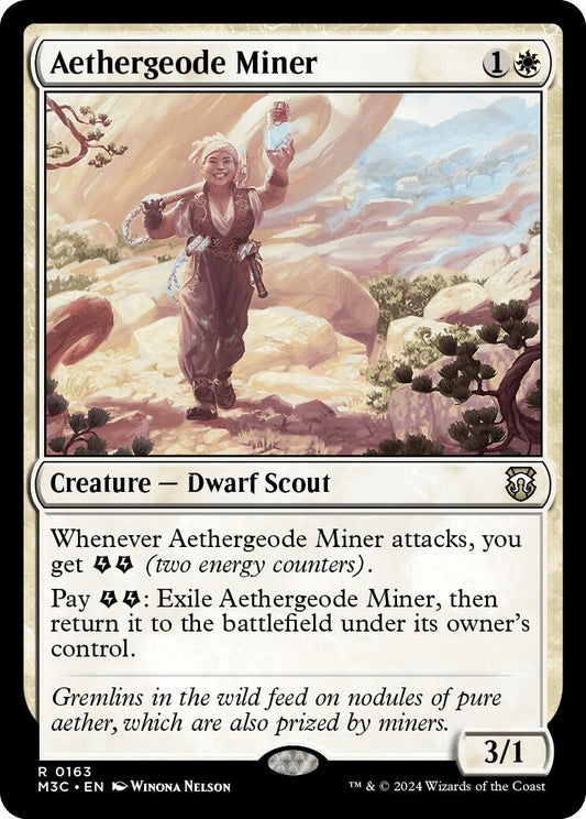 Image for Aethergeode Miner (163) - Magic: The Gathering