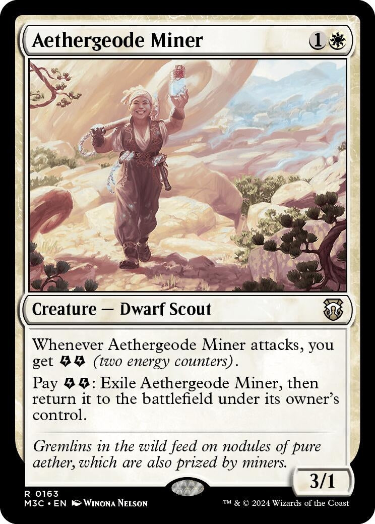 Image for Aethergeode Miner (163) - Magic: The Gathering