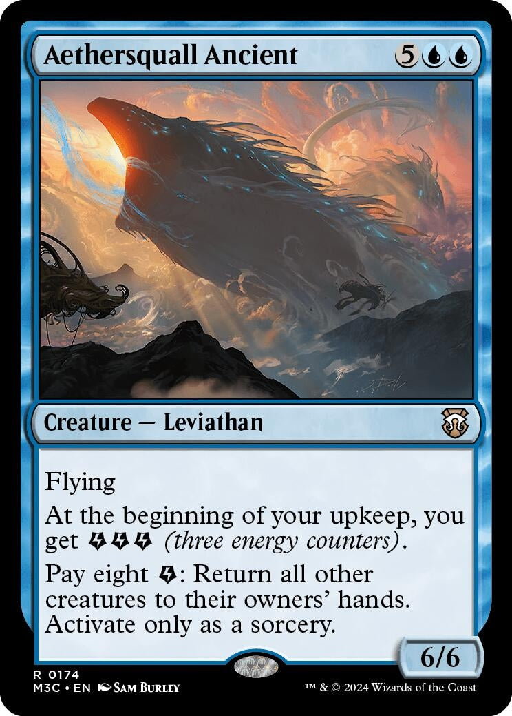 Image for Aethersquall Ancient (Ripple Foil) (174) - Magic: The Gathering