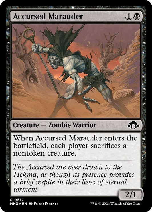 Image for Accursed Marauder (Ripple Foil) (512) - Magic: The Gathering