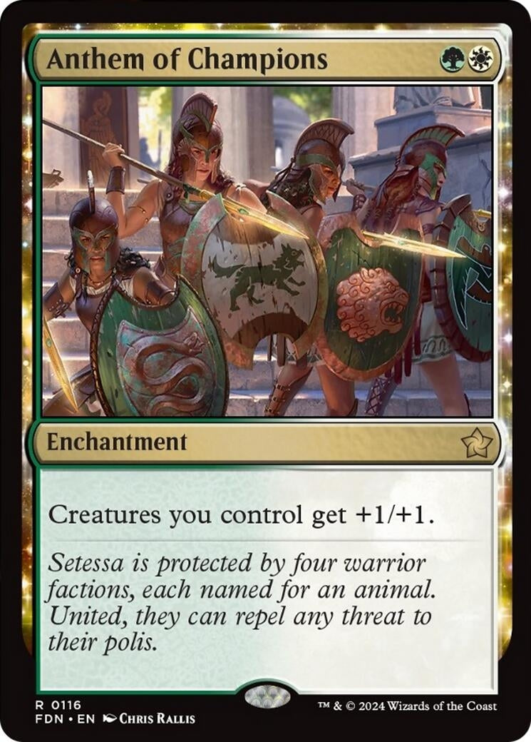 Image for Anthem of Champions (116) - Magic: The Gathering
