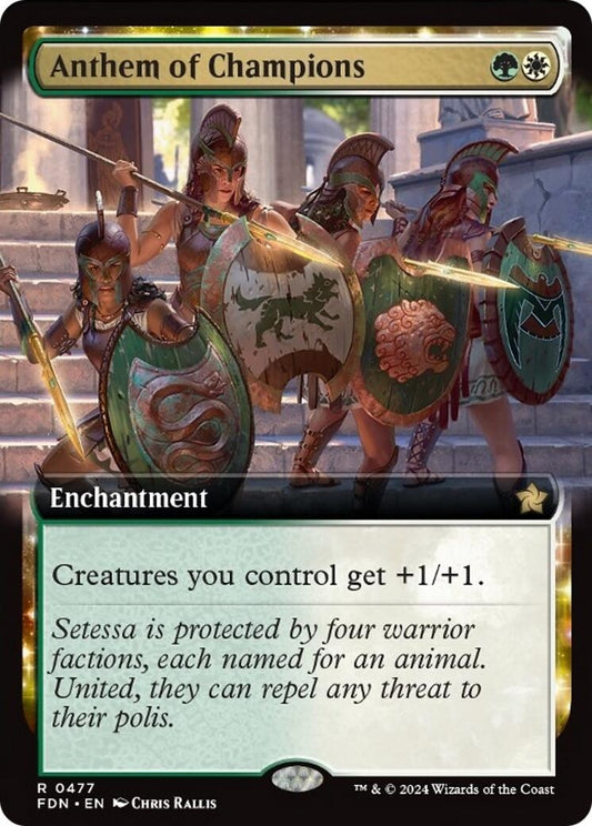 Image for Anthem of Champions (Extended Art) (477) - Magic: The Gathering