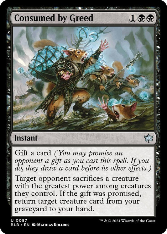 Image for Consumed by Greed (87) - Magic: The Gathering