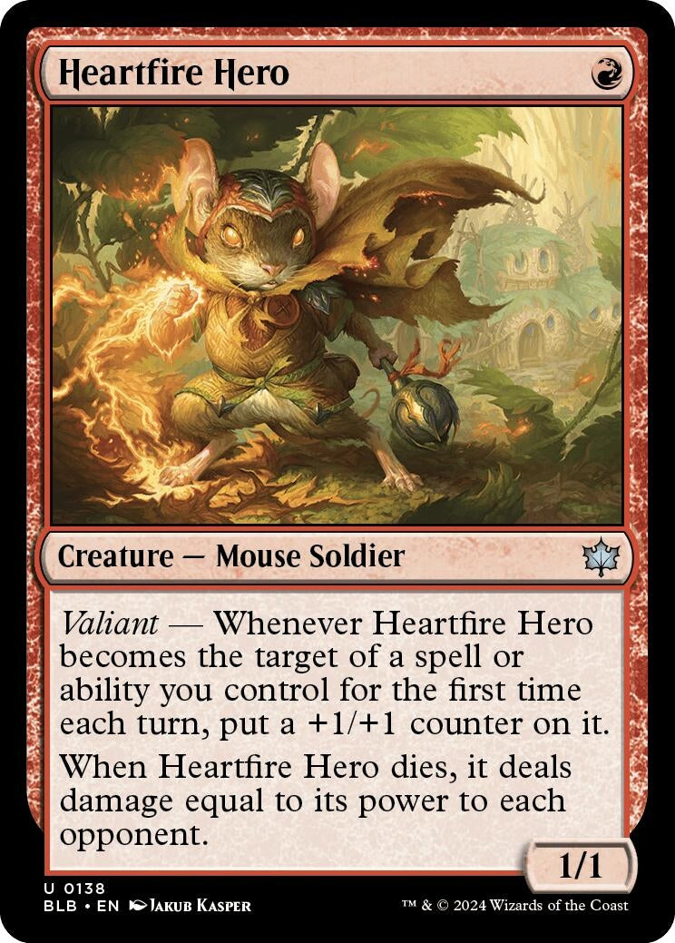 Image for Heartfire Hero (138) - Magic: The Gathering