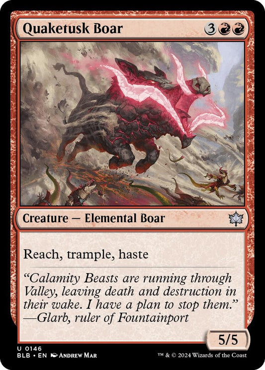 Image for Quaketusk Boar (146) - Magic: The Gathering