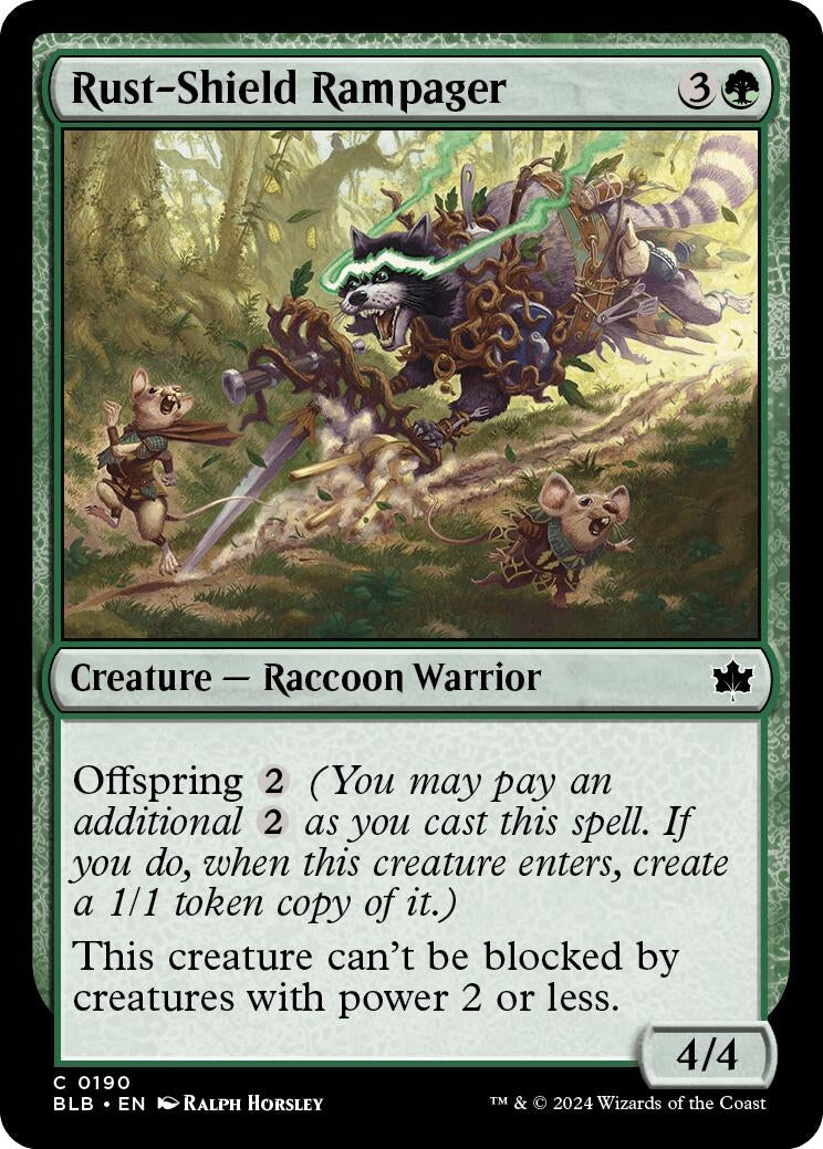 Image for Rust-Shield Rampager (190) - Magic: The Gathering