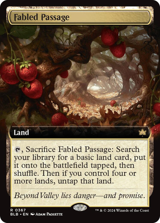 Image for Fabled Passage (Extended Art) (367) - Magic: The Gathering