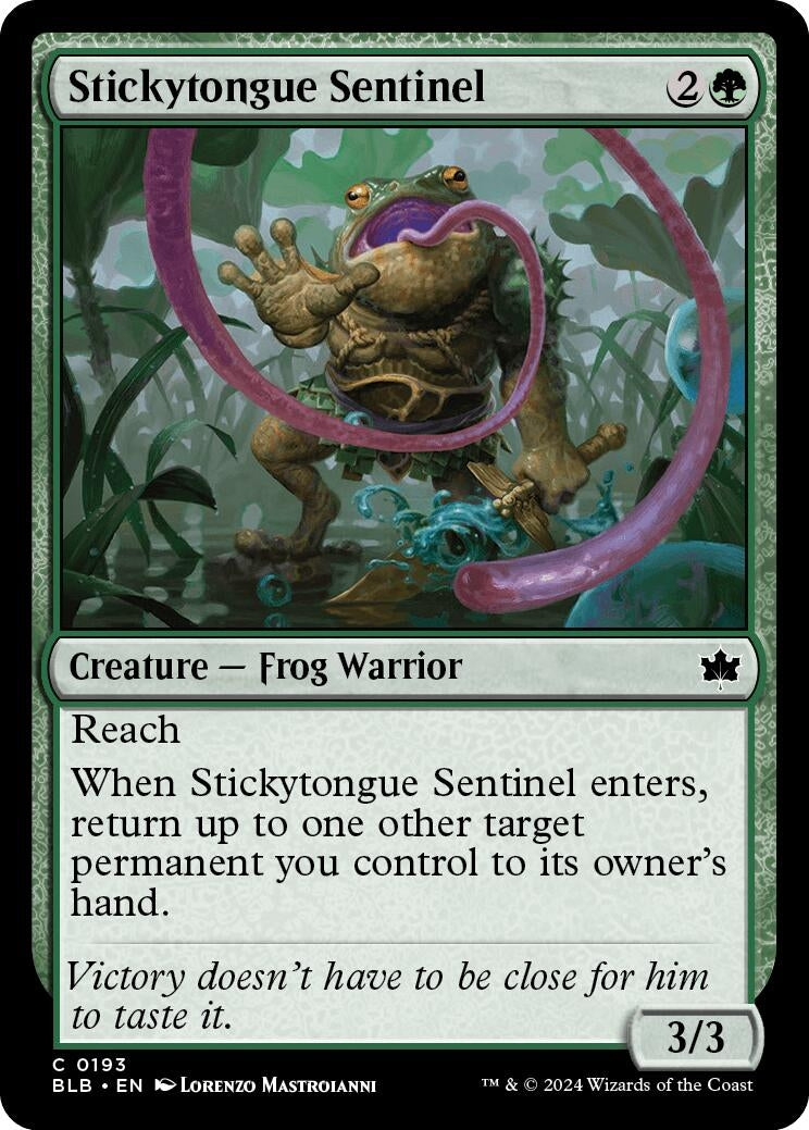 Image for Stickytongue Sentinel (193) - Magic: The Gathering