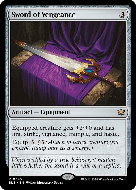 Image for Sword of Vengeance (395) - Magic: The Gathering