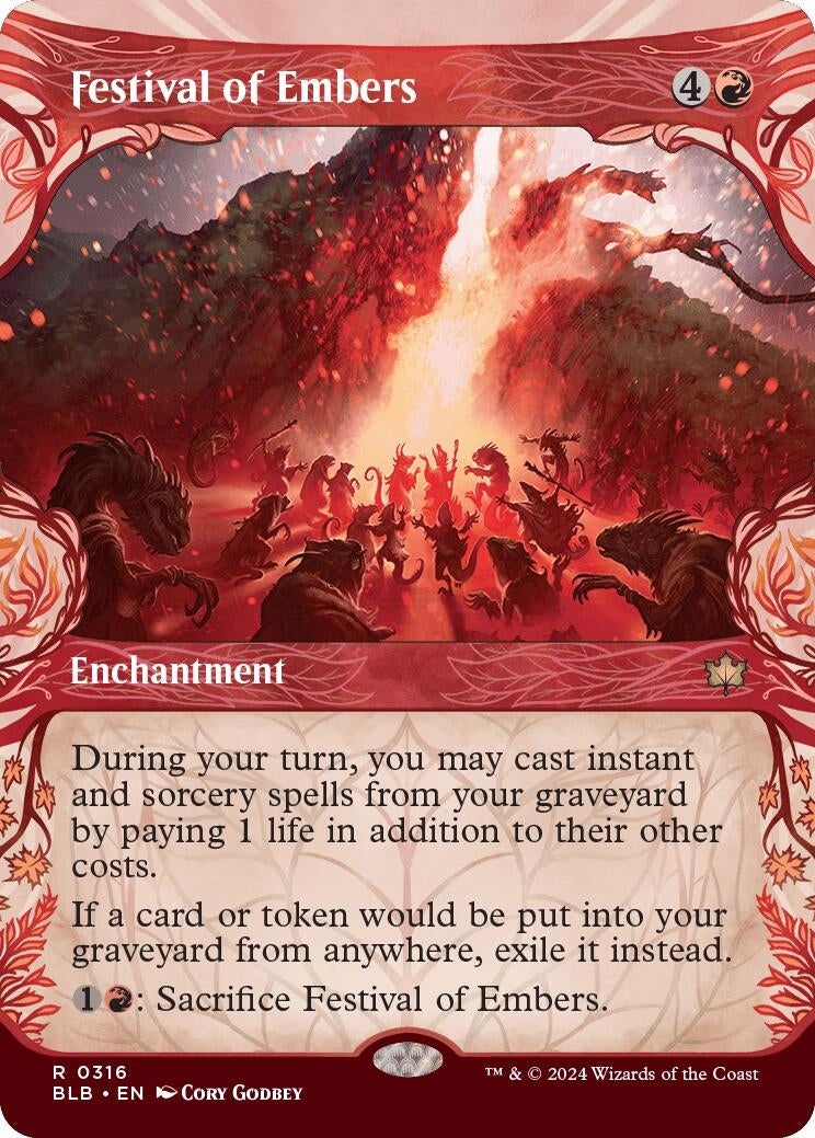 Image for Festival of Embers (Showcase) (316) - Magic: The Gathering