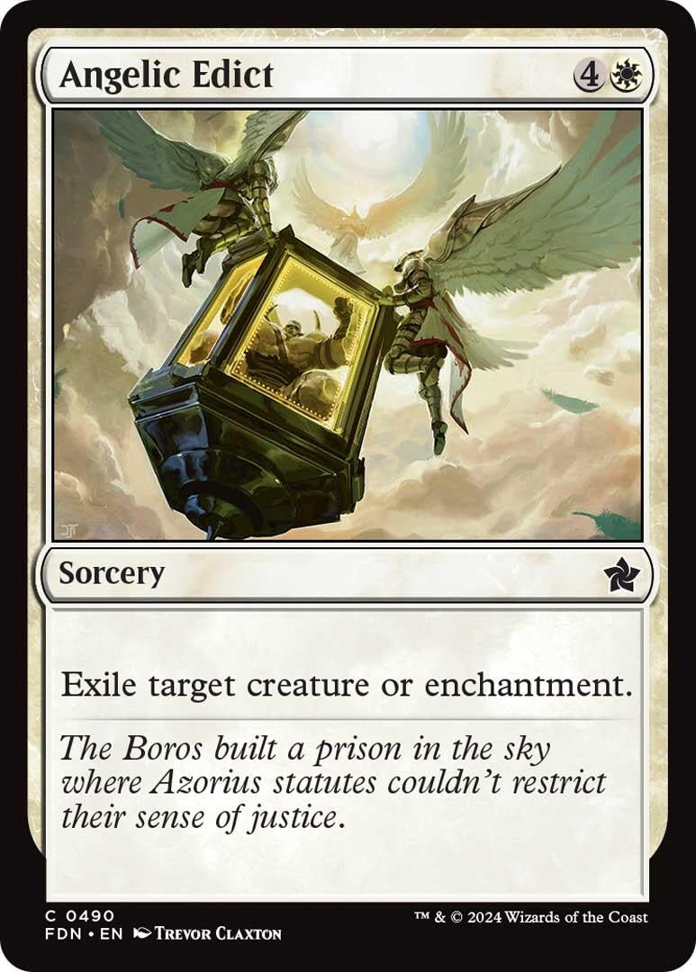 Image for Angelic Edict (490) - Magic: The Gathering