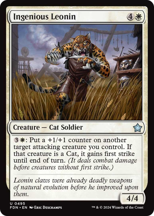 Image for Ingenious Leonin (495) - Magic: The Gathering