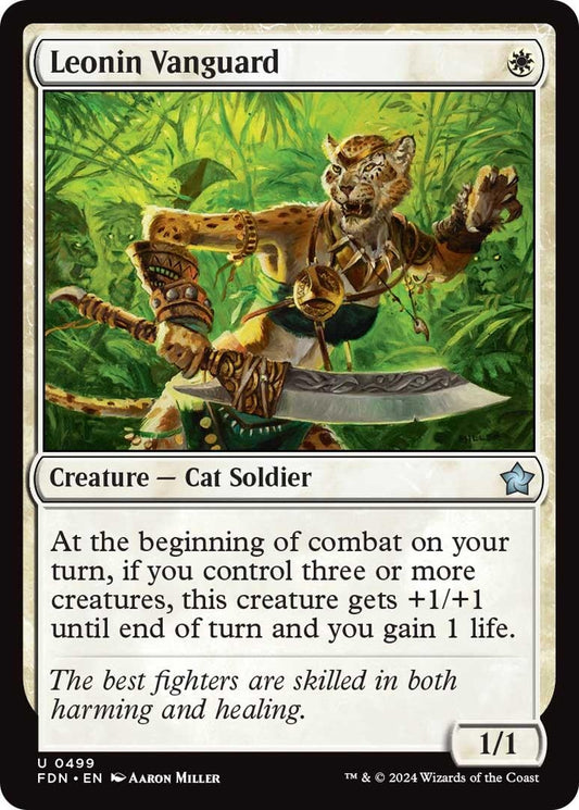 Image for Leonin Vanguard (499) - Magic: The Gathering