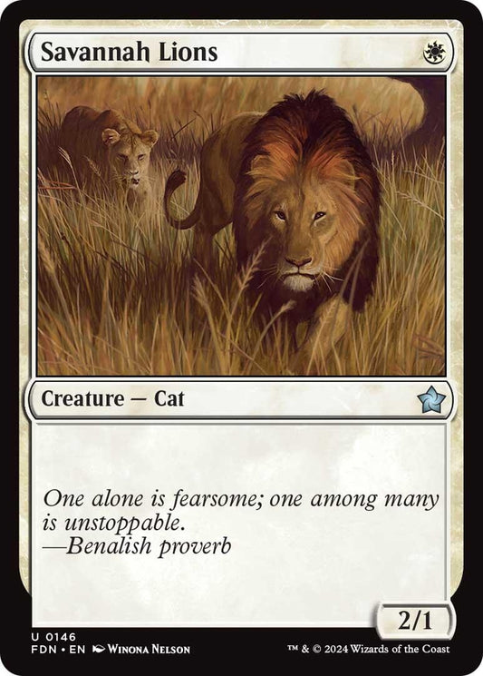 Image for Savannah Lions (146) - Magic: The Gathering