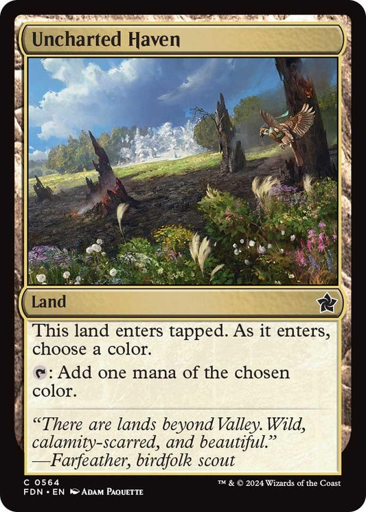 Image for Uncharted Haven (564) - Magic: The Gathering