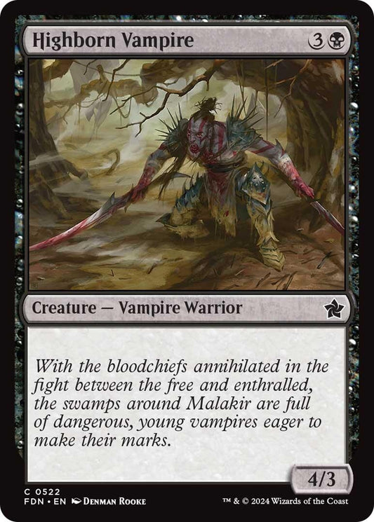 Image for Highborn Vampire (522) - Magic: The Gathering