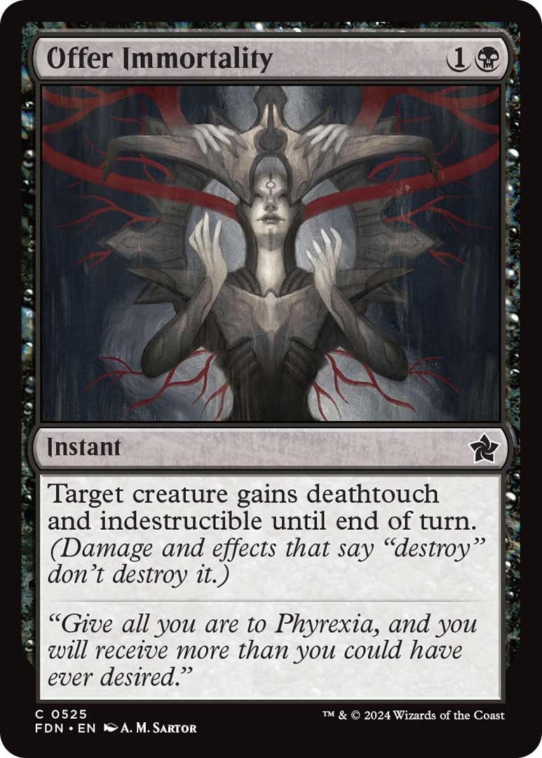 Image for Offer Immortality (525) - Magic: The Gathering